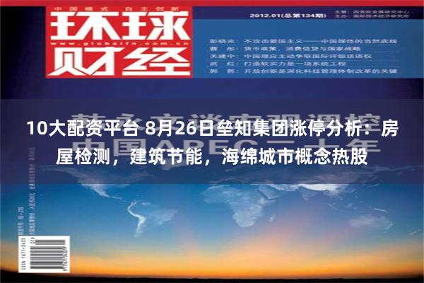 10大配资平台 8月26日垒知集团涨停分析：房屋检测，建筑节能，海绵城市概念热股